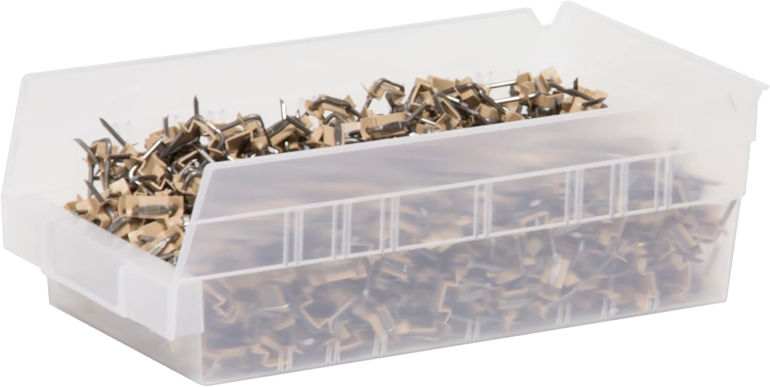 30130 Heavy Duty Plastic Shelf Bins (12 Count)