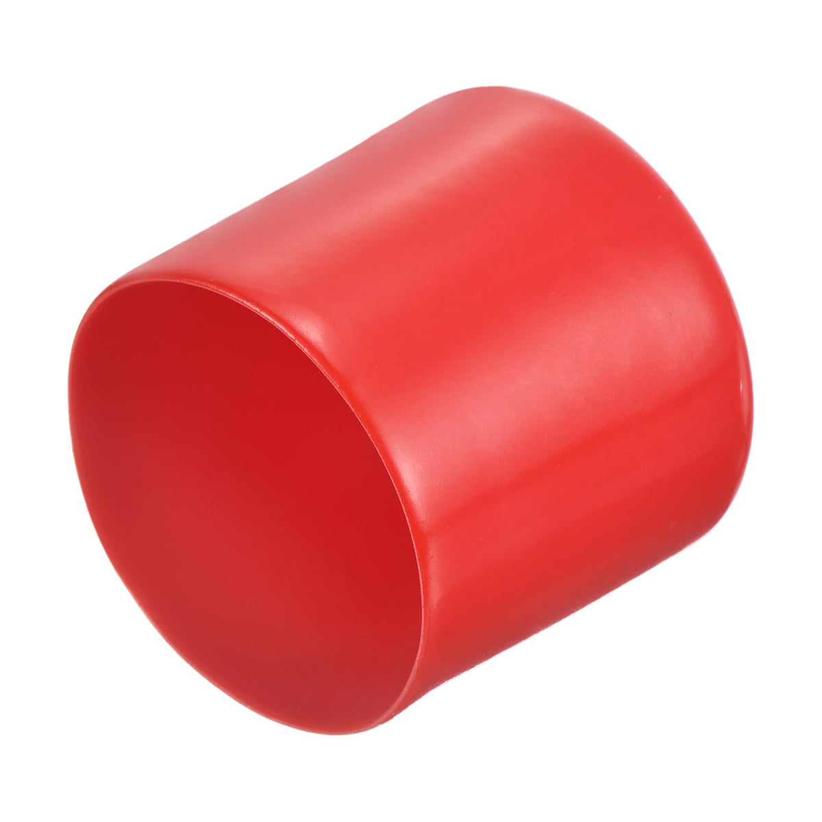 20pcs Rubber End Caps 47mm ID Vinyl Round Tube Bolt Cap Cover Thread Protectors Red