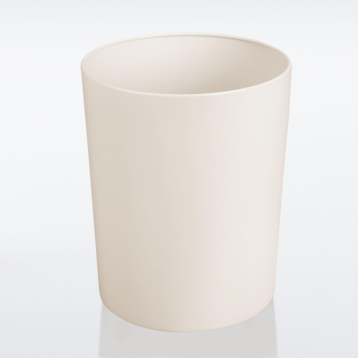Round Metal Small 1.7 Gallon Recycle Trash Can Wastebasket