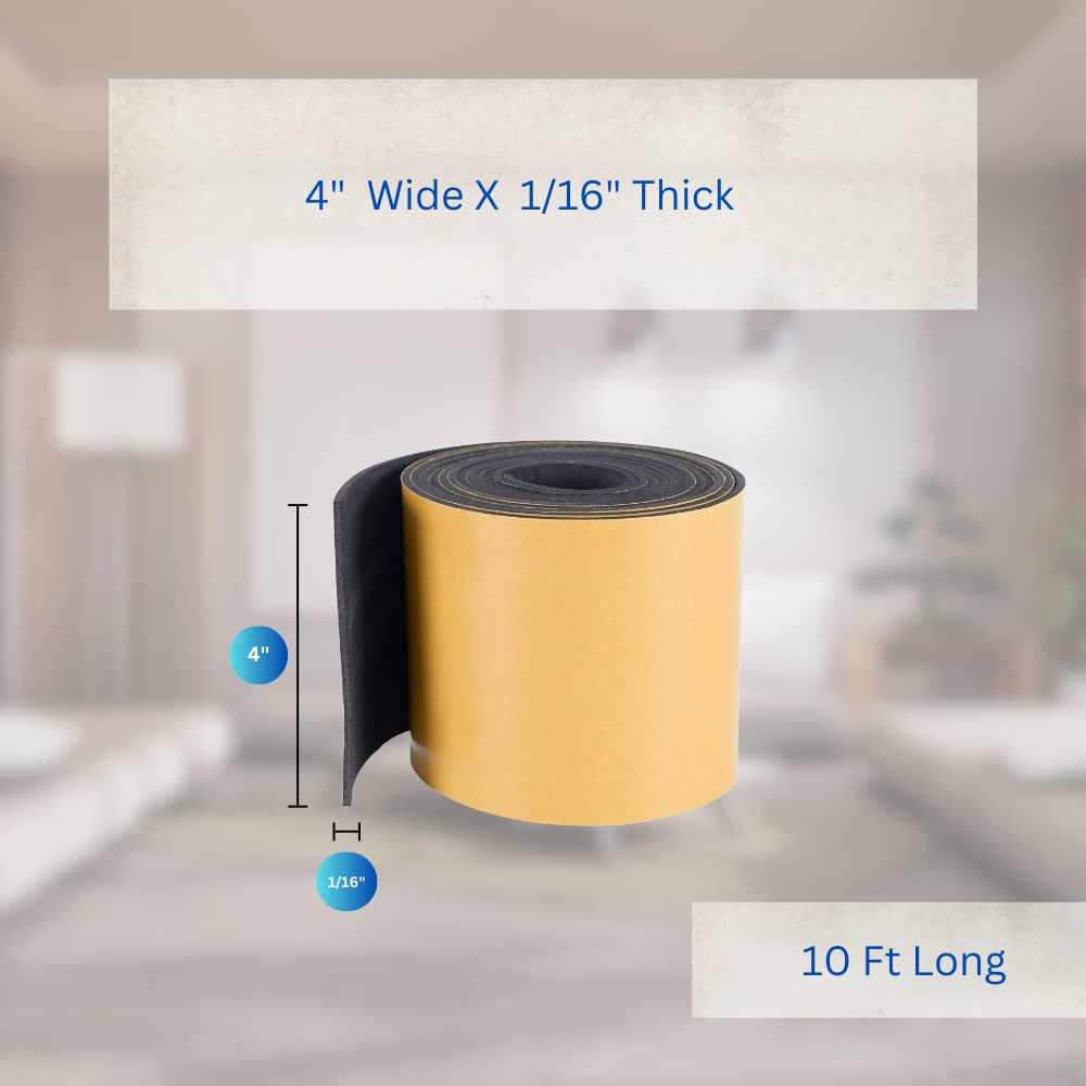 High Density Foam Weather Stripping Door Seal Strip Insulation Tape Roll for Insulating Door Frame