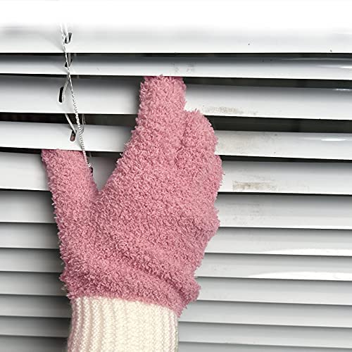 3 Pairs Microfiber Dusting Gloves (6 Count)