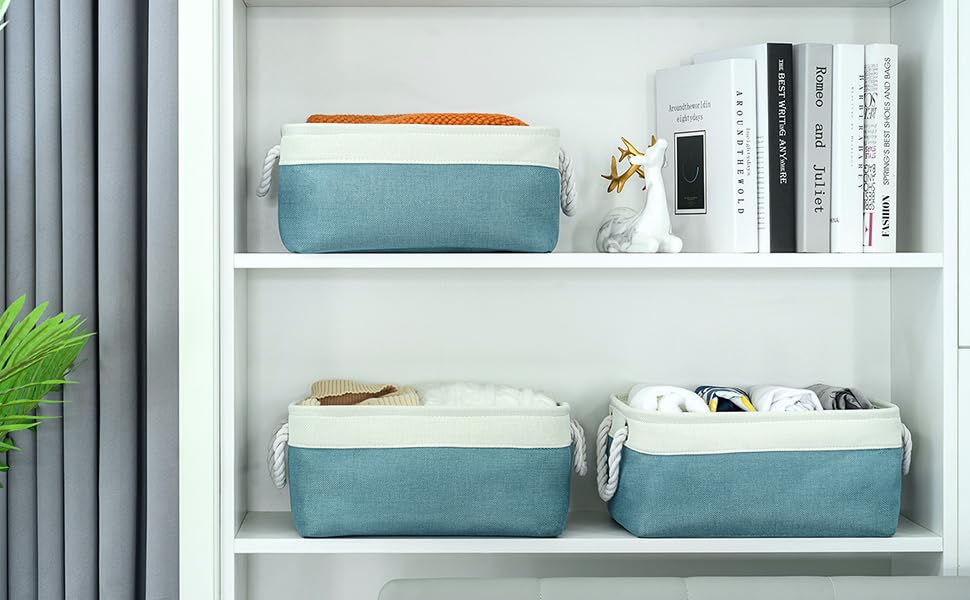 Fabric Storage Bin with Handles