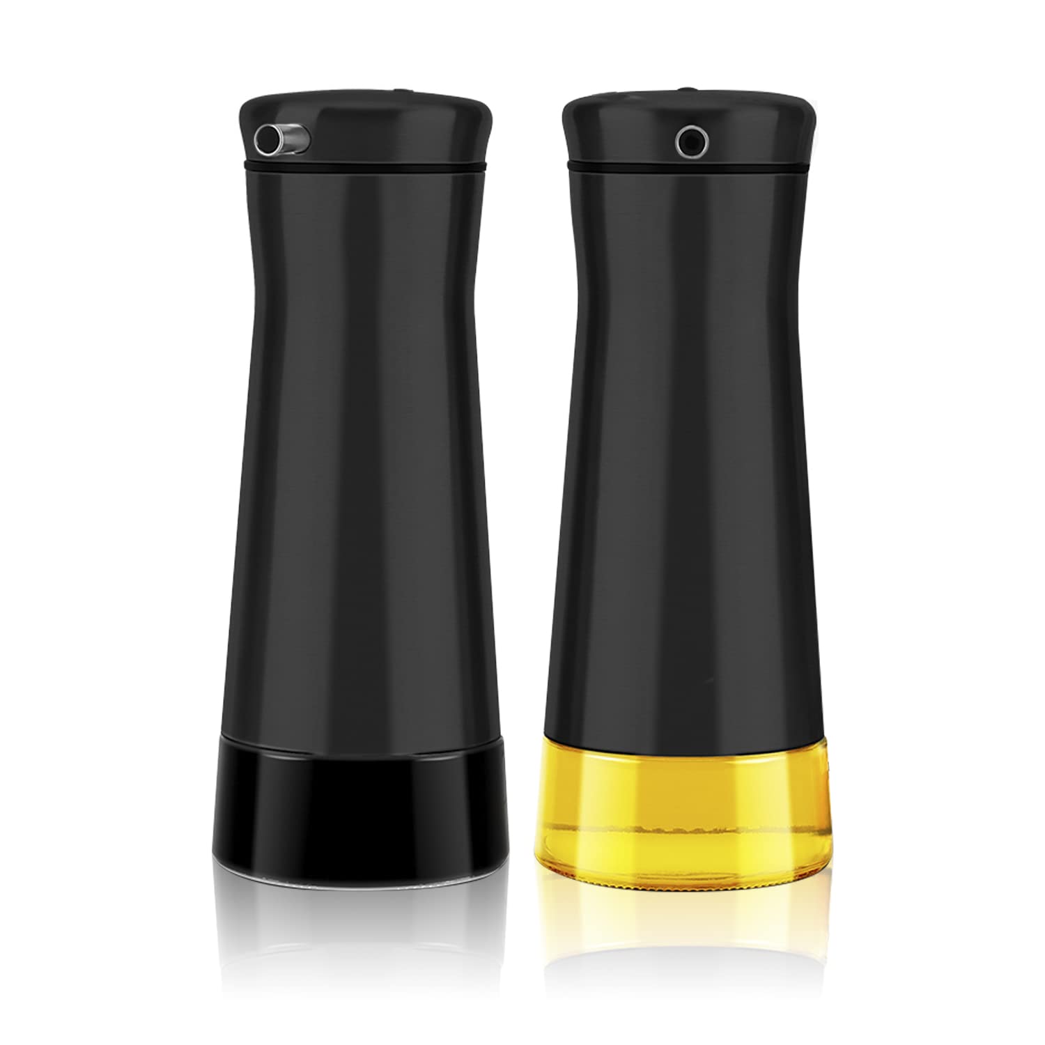 Black Oil And Vinegar Dispenser Set (2 Count)