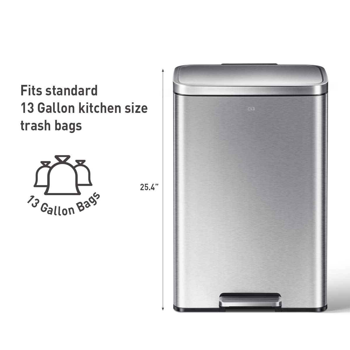 Madison Brushed Stainless Steel 13.2 Gal