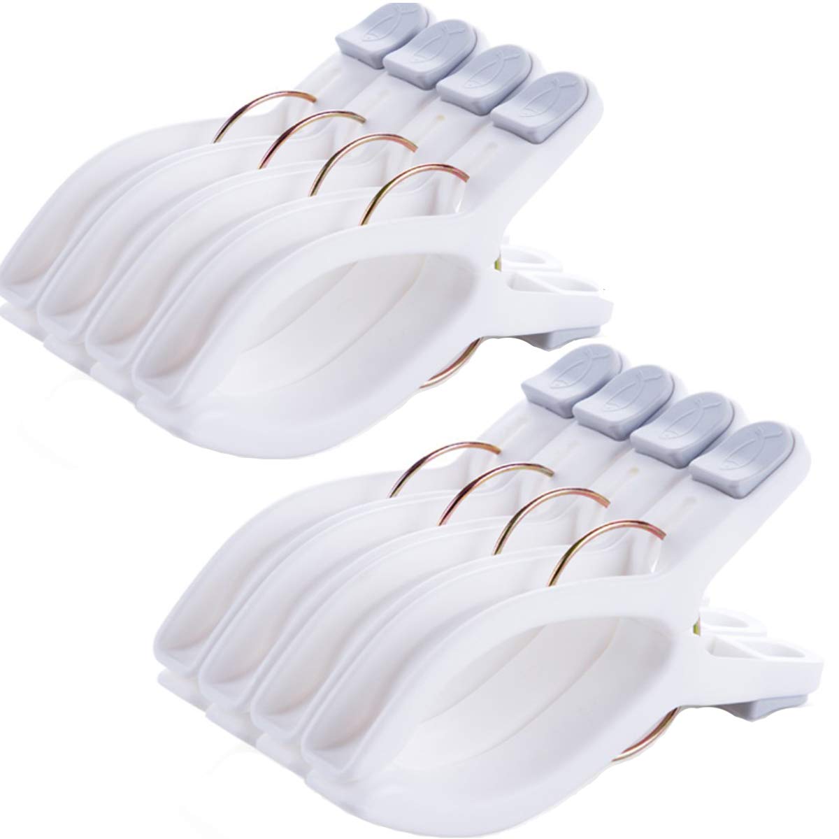 8 Pack Large Clips for Beach Chairs (8 Count)