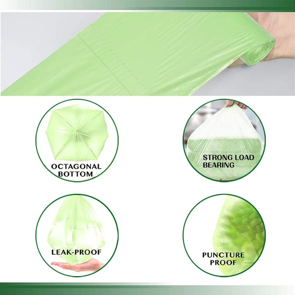 Biodegradable Small Trash Bags (100 Count)