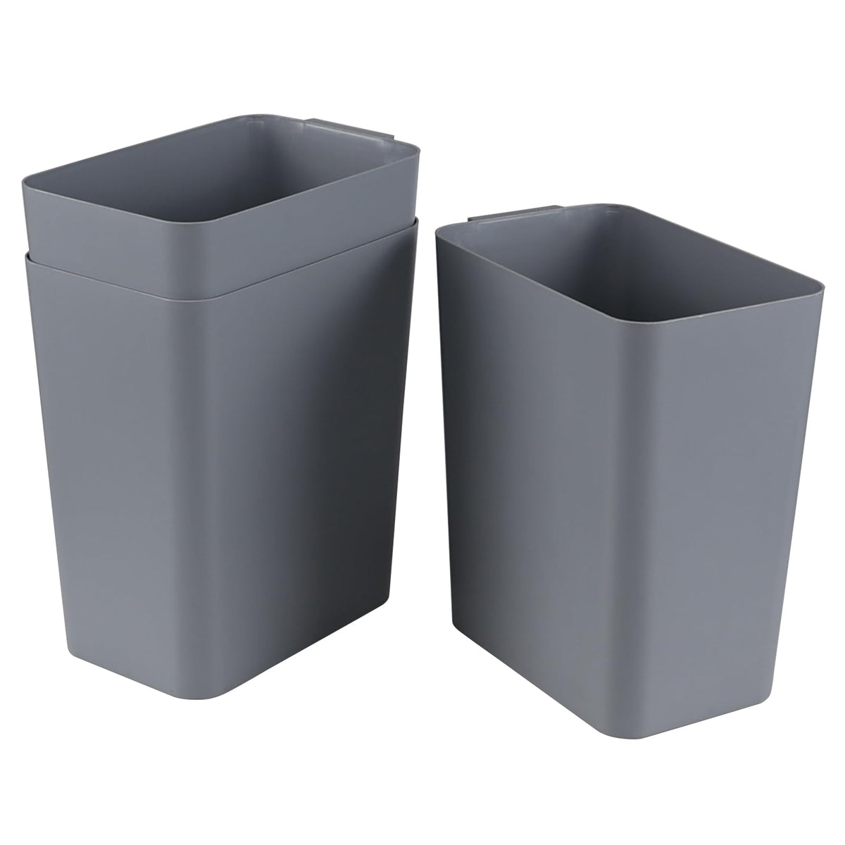 3 Pack 4.5 Gal Open Top Trash Cans (3 Count)