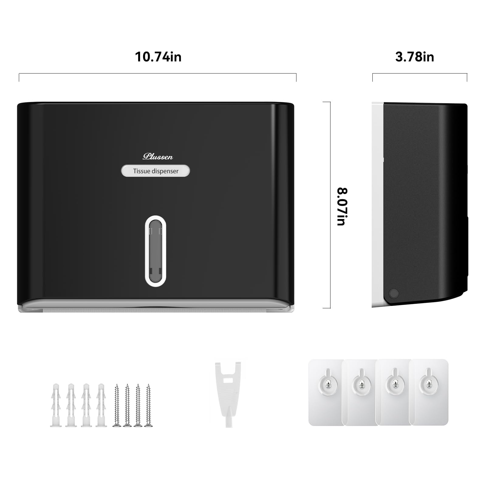 Paper Towel Dispenser Wall Mount (200 Count)