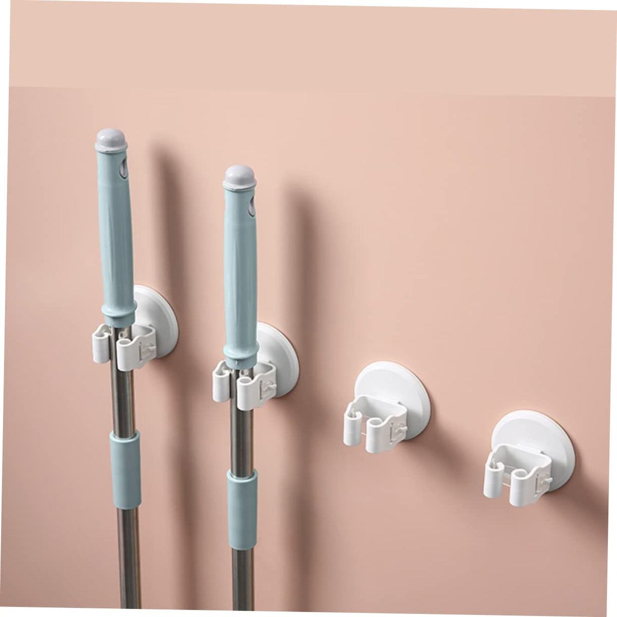 6pcs Wall mounted Mop and Broom Holder
