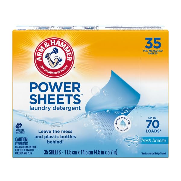 Laundry Detergent Power Sheets (105 Count)