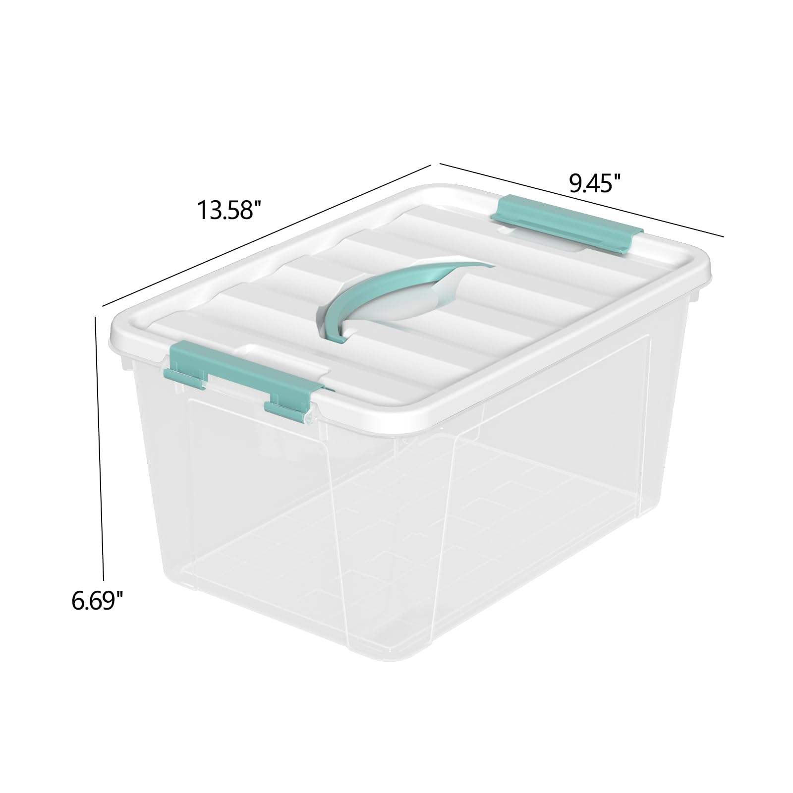 6 Pack Clear Storage Box (6 Count)
