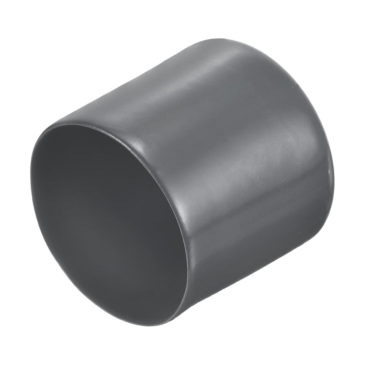 20pcs Rubber End Caps 49mm ID Vinyl Round Tube Bolt Cap Cover Thread Protectors Dark Grey
