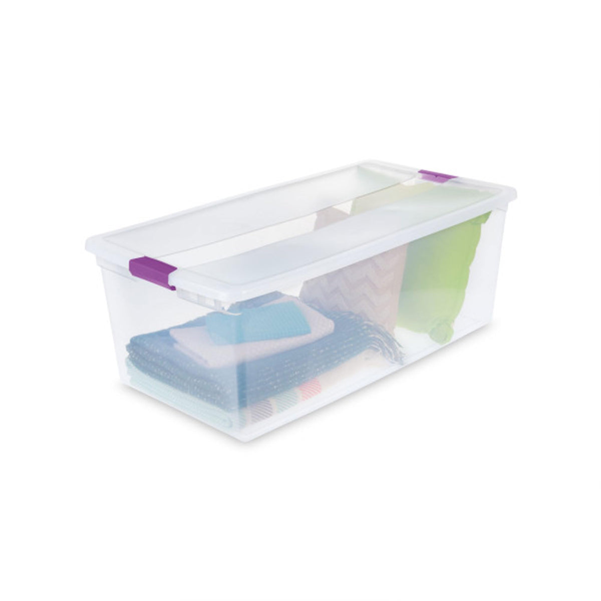 16 Pack 110 Quart ClearView Latch Box (16 Count)