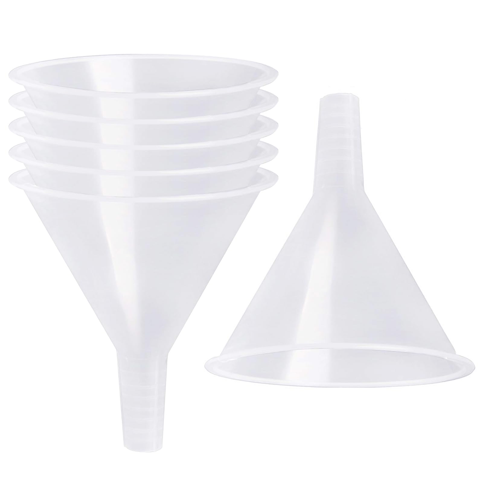 6 Pack Plastic Funnels (6 Count)