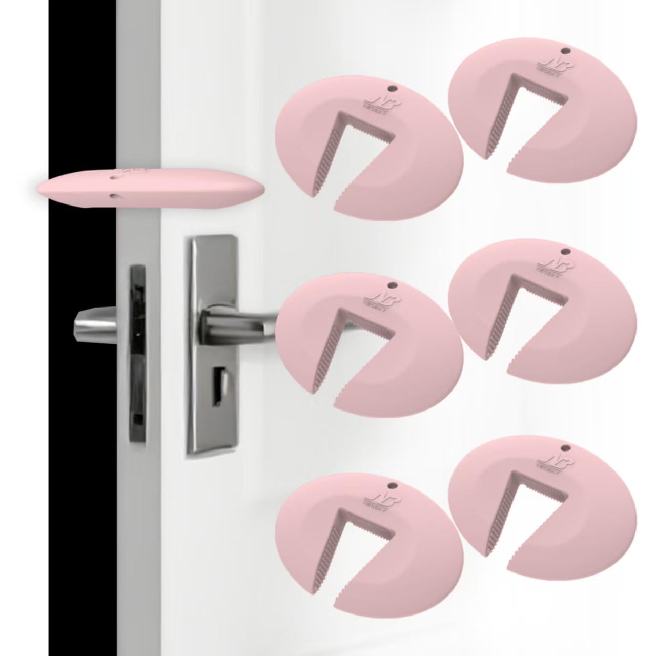 Door Pinch Guard and Door Slam Stopper (6 Count)