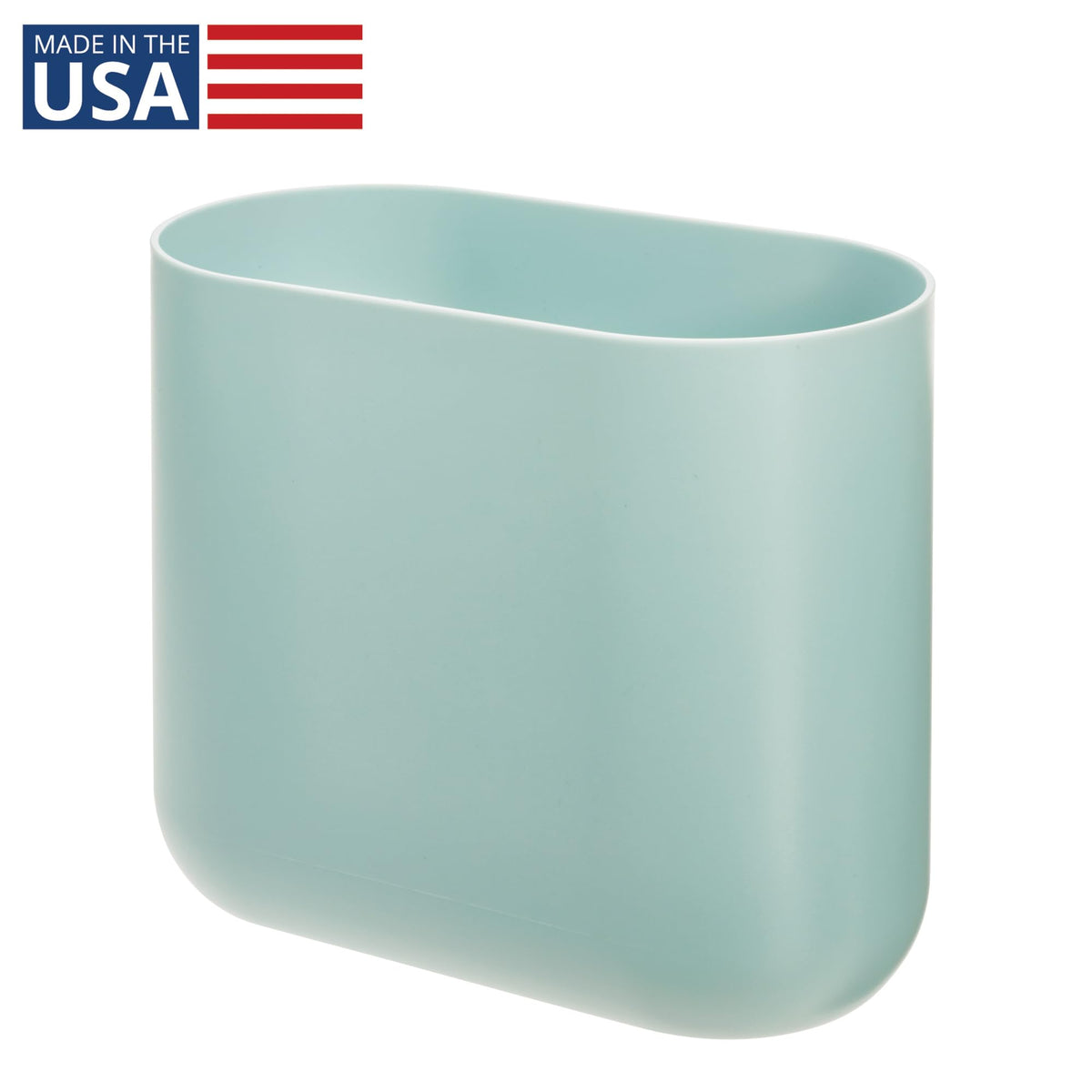 Small Slim Plastic Bathroom Trash Can