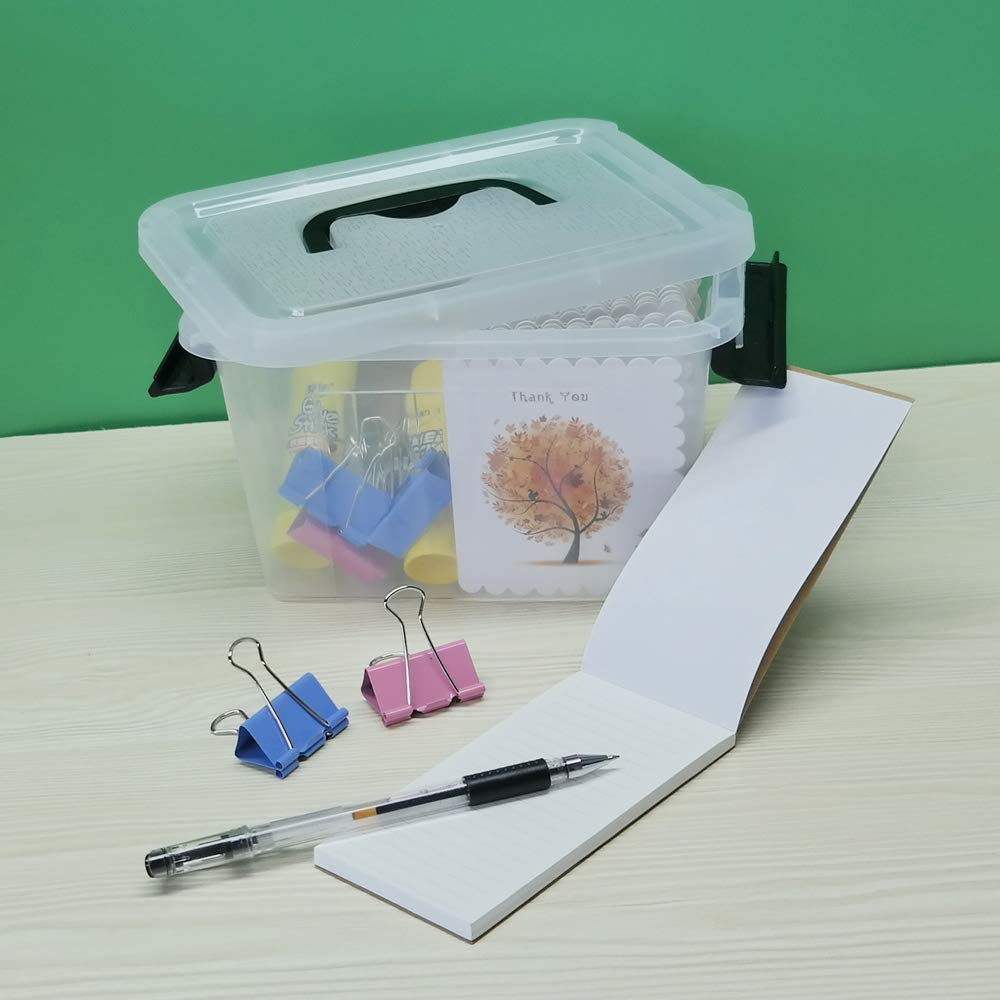 Small Plastic Storage Box (6 Count)