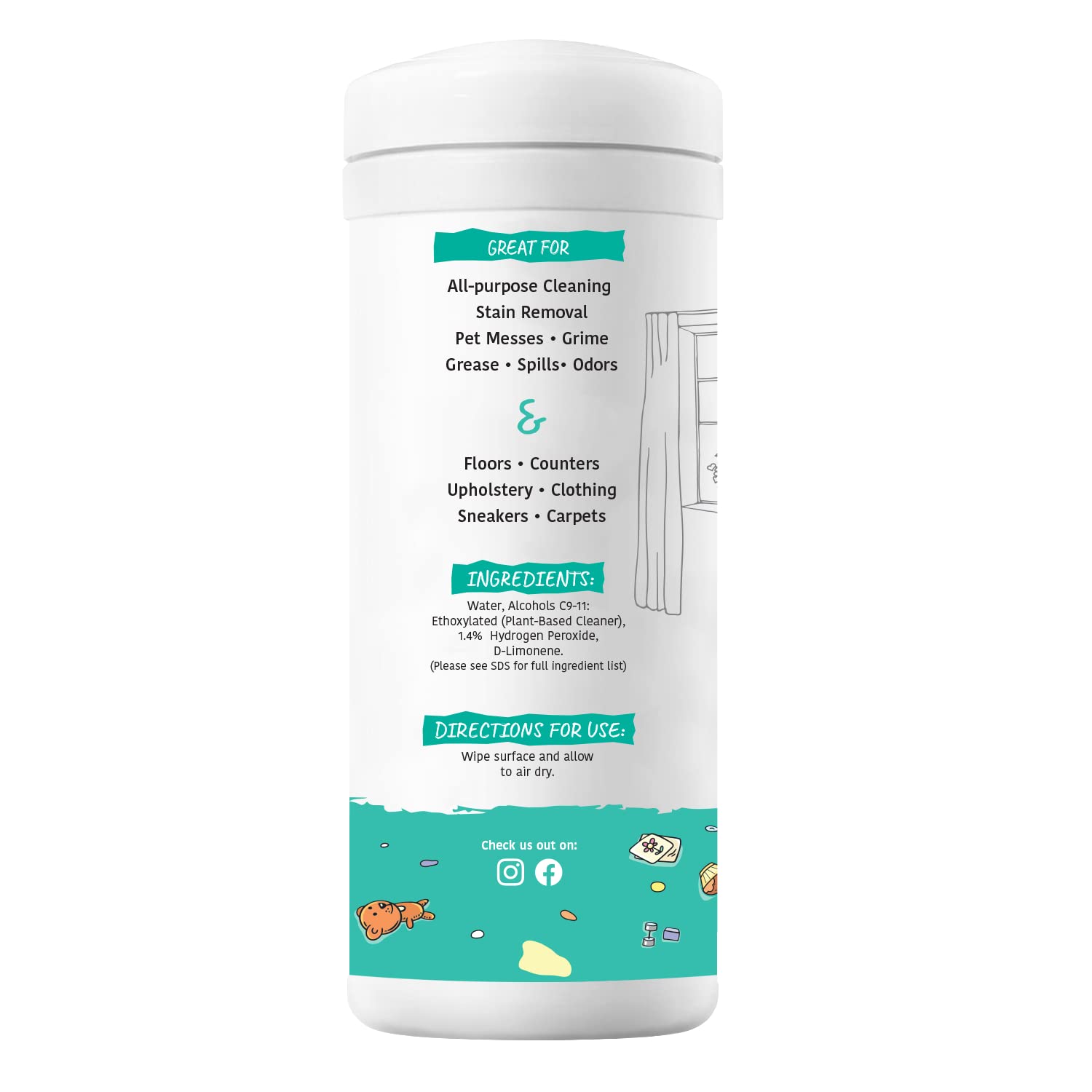 Hydrogen Peroxide Cleaning Wipes (30 Count)