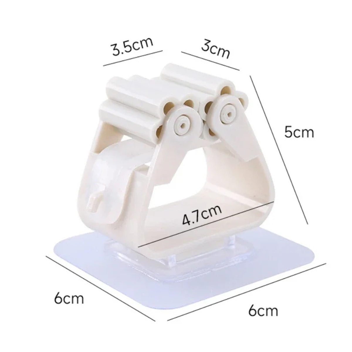 Broom Holder Wall Mount 20Pcs Mop Broom Holder Rack Grippers Clips Wall Mount Home Appliance Multi