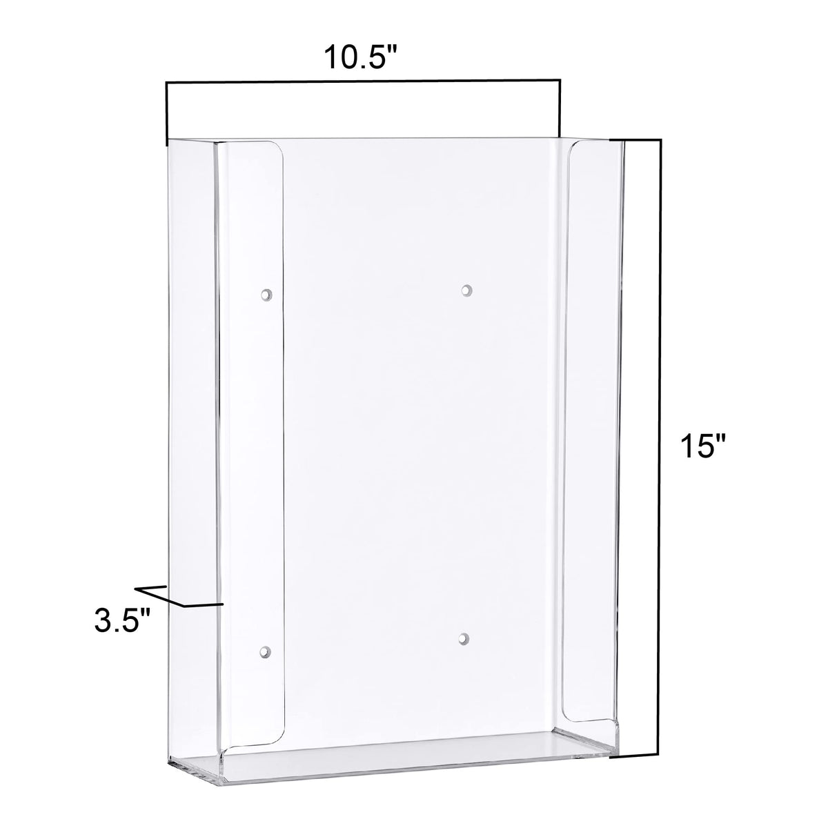 Acrylic Glove Box Holder (3 Count)