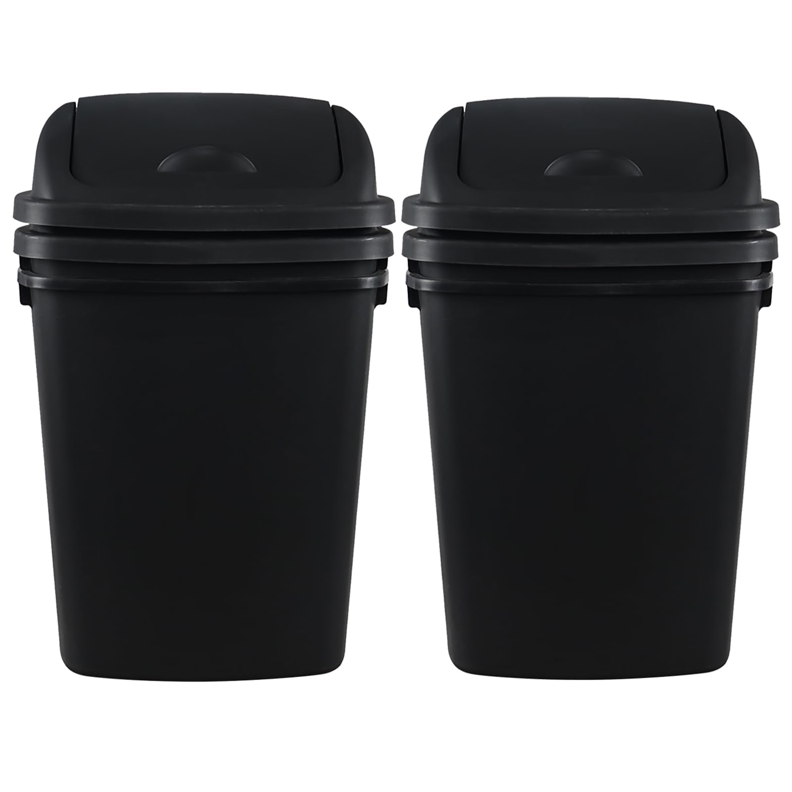 4 Pack 40 Liter Plastic Swing Lid Kitchen Garbage Cans (4 Count)