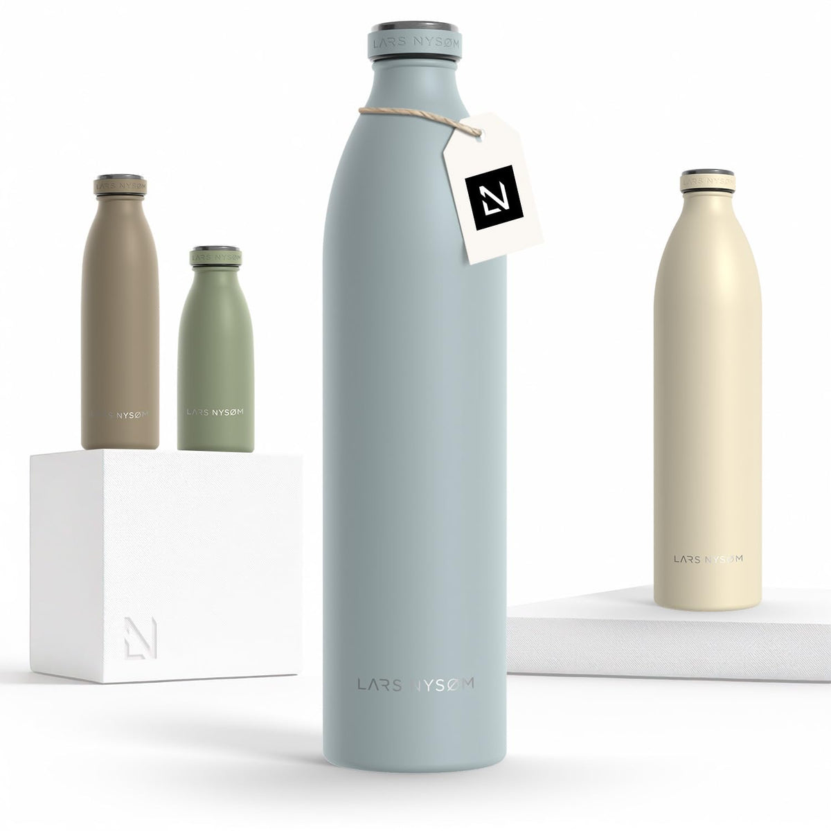 Stainless Steel Insulated XL Water Bottle 12oz 17oz 25oz 34oz 51oz