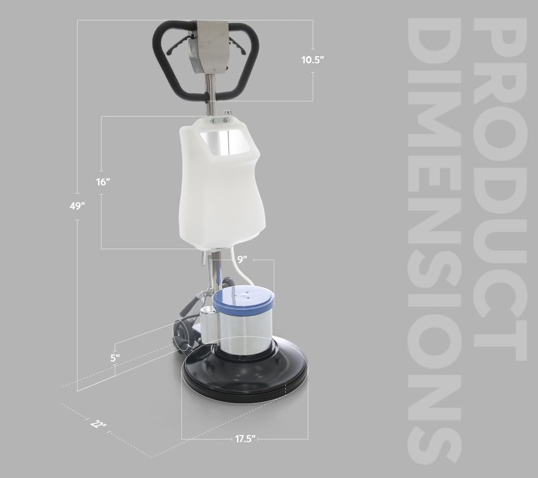 Industrial 17" Floor Buffer Polisher Machine