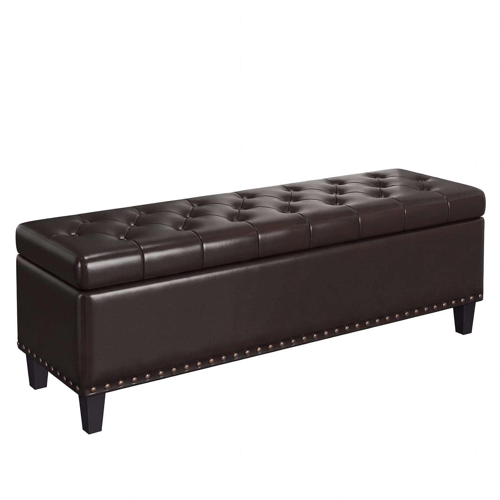 51 Inch Storage Ottoman Bench