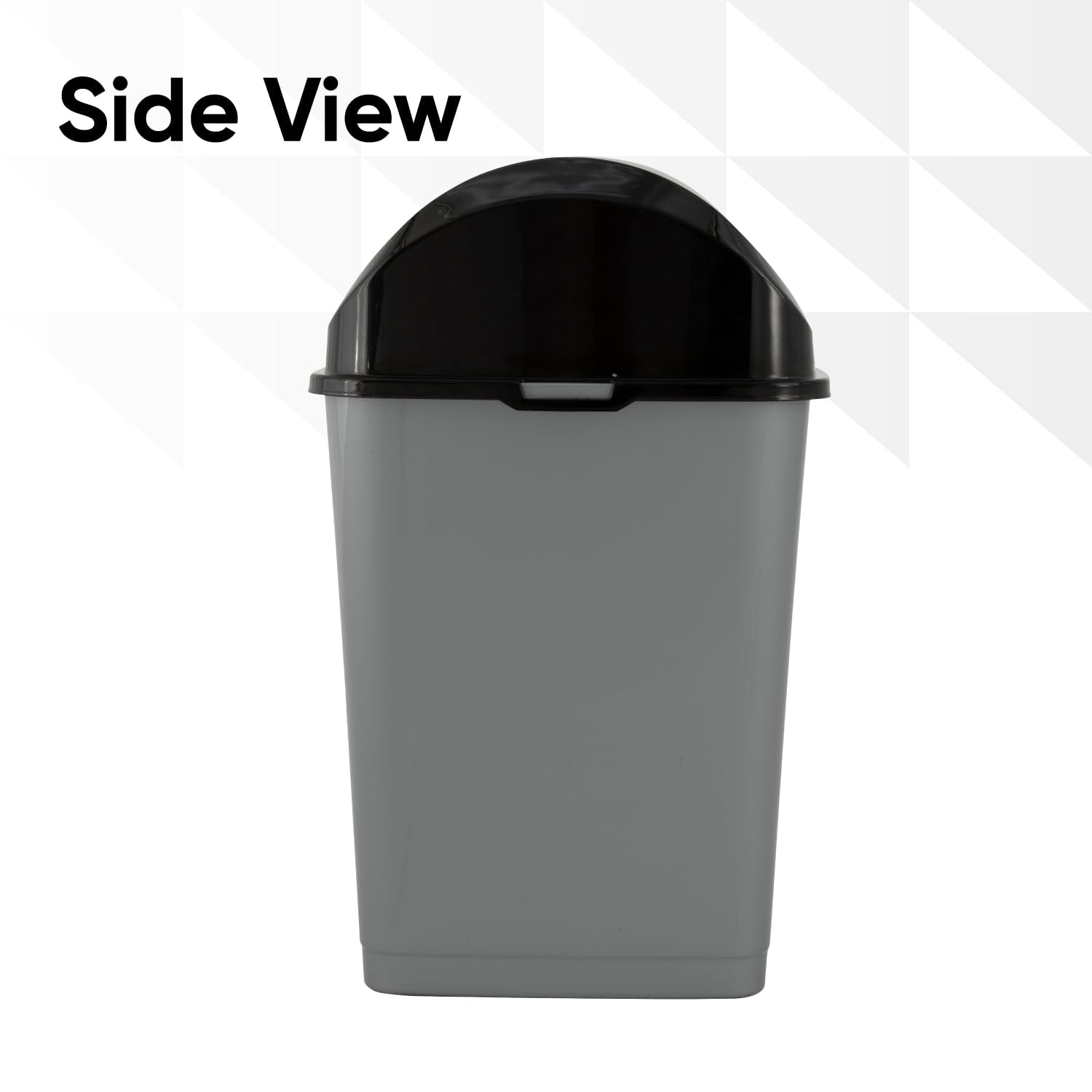 Small Trash Can for Dorm with Lid 4.5 Gallon Plastic Swing Top Slim Garbage Can for Under Sink (2 Count)
