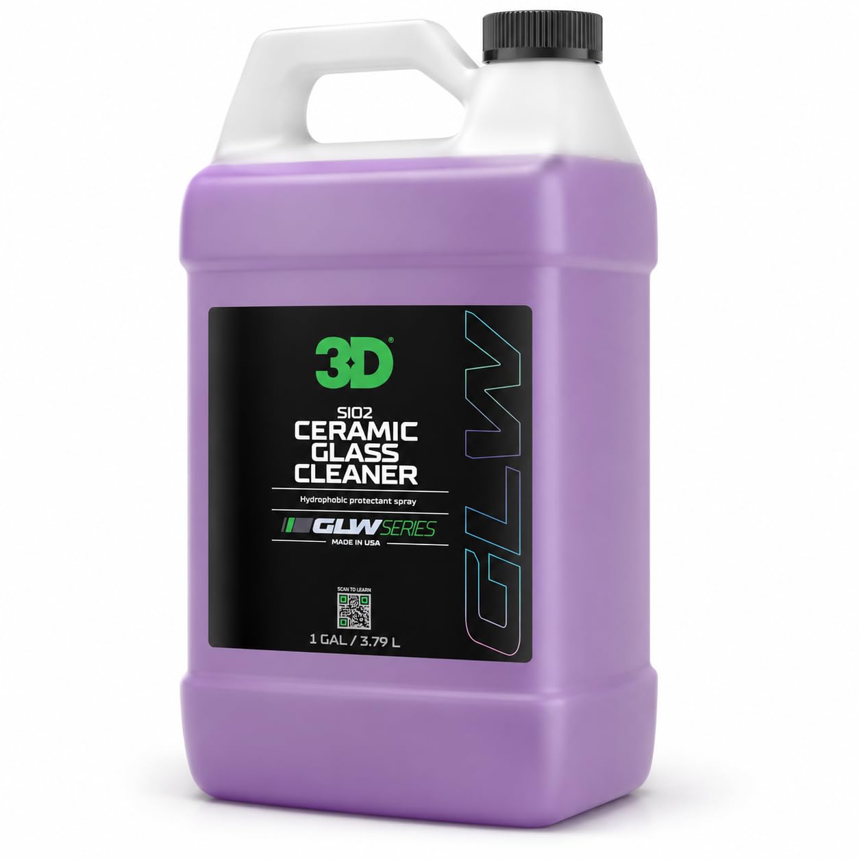 SiO2 Ceramic Glass Cleaner 1 Gallon (128 Fl Oz)
