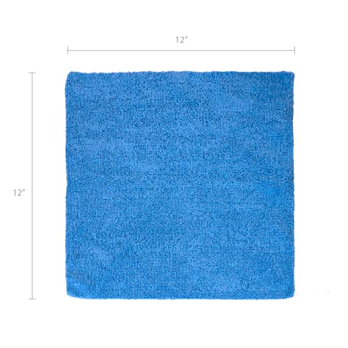 200GSM Microfiber Cleaning and Drying Cloths with Dispenser Box (50 Count)