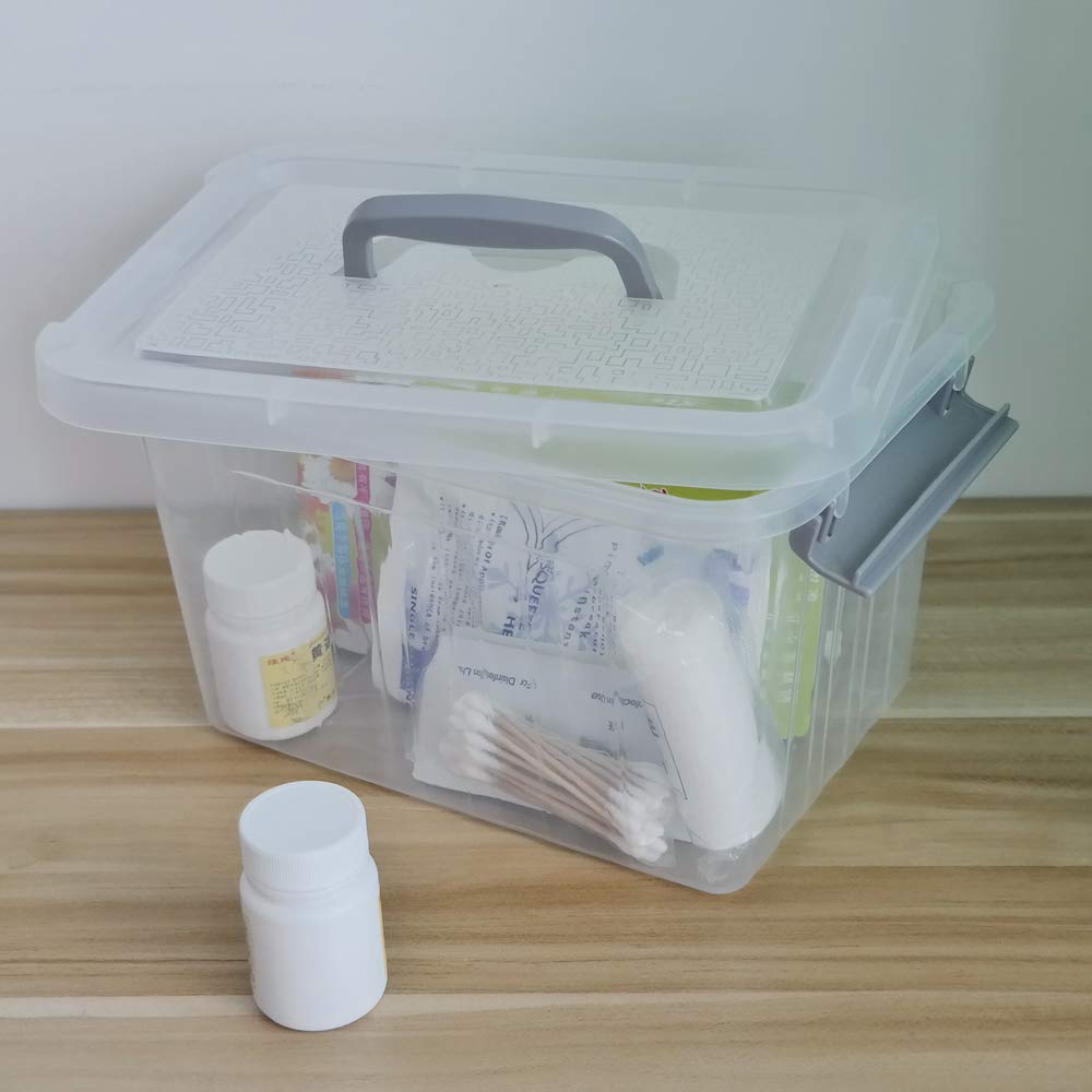 6 Pack Plastic Storage Box