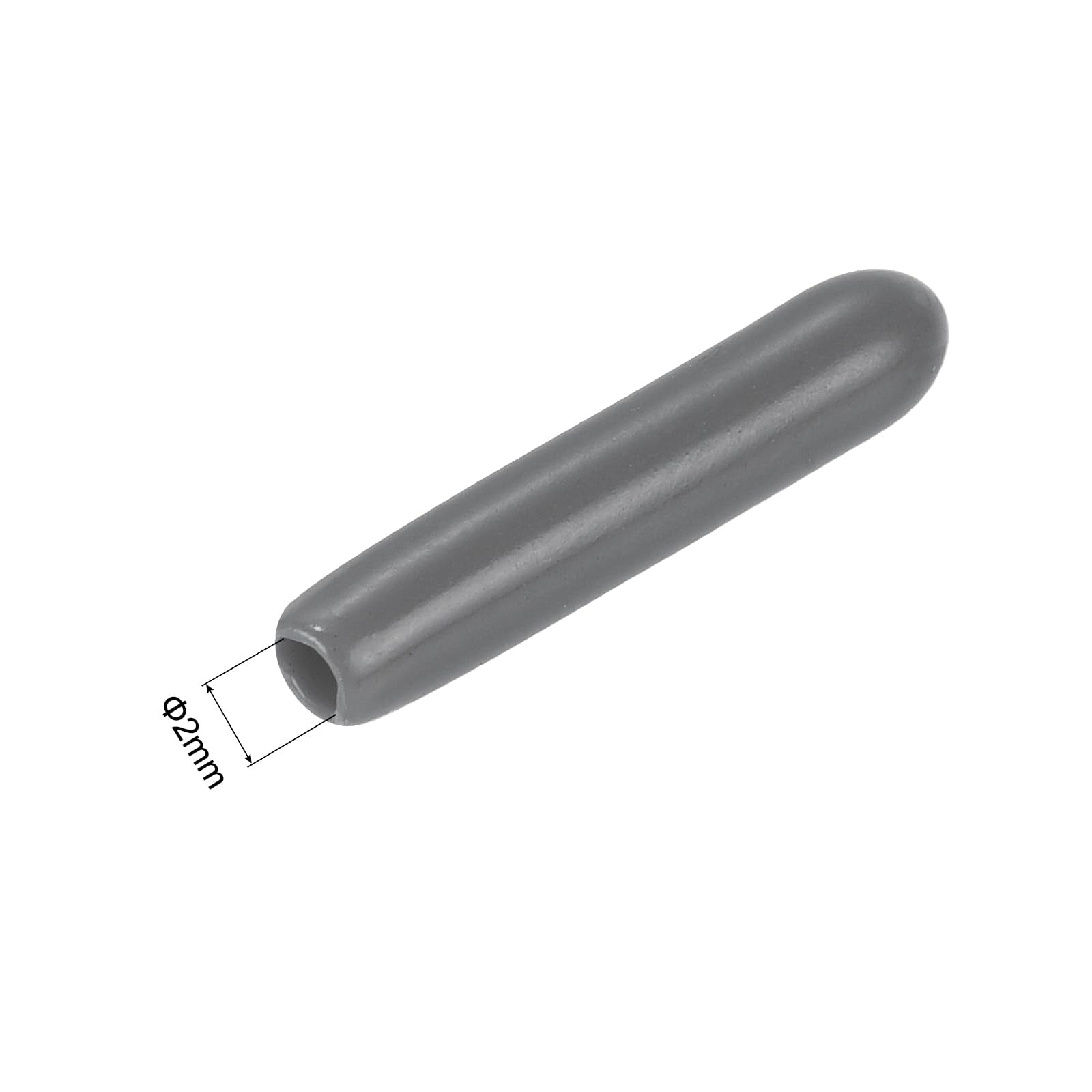 20pcs Rubber End Caps 2mm