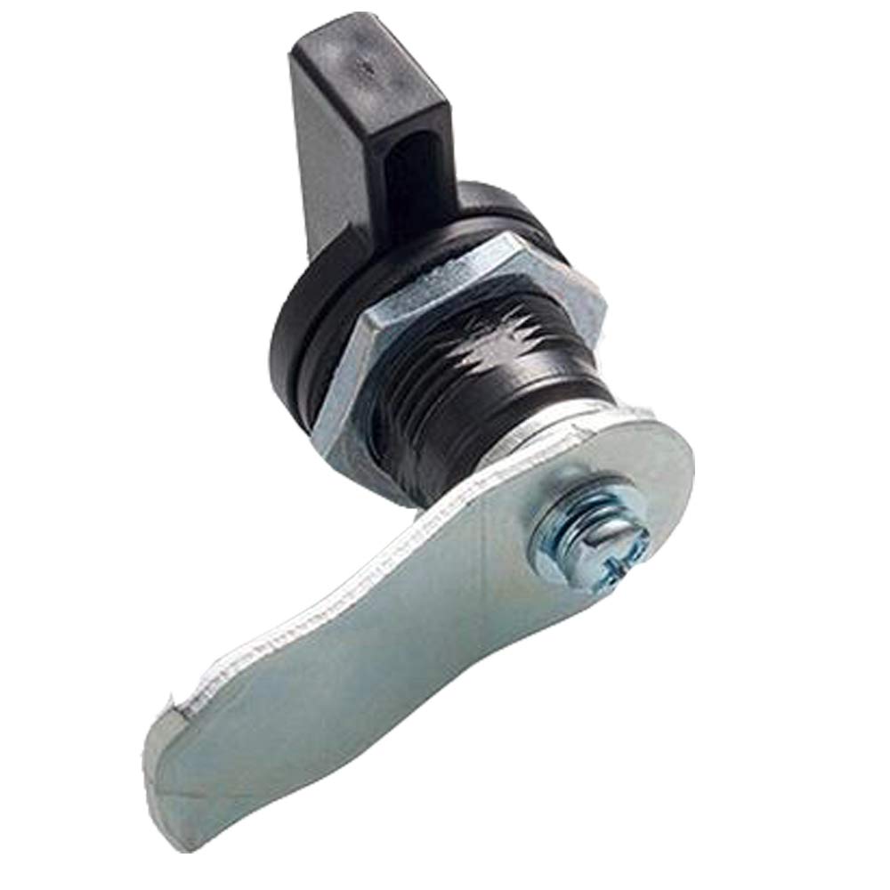 2PCS Thumb Operated Offset Thumb Cam Lock Black Cam Lock (2 Count)