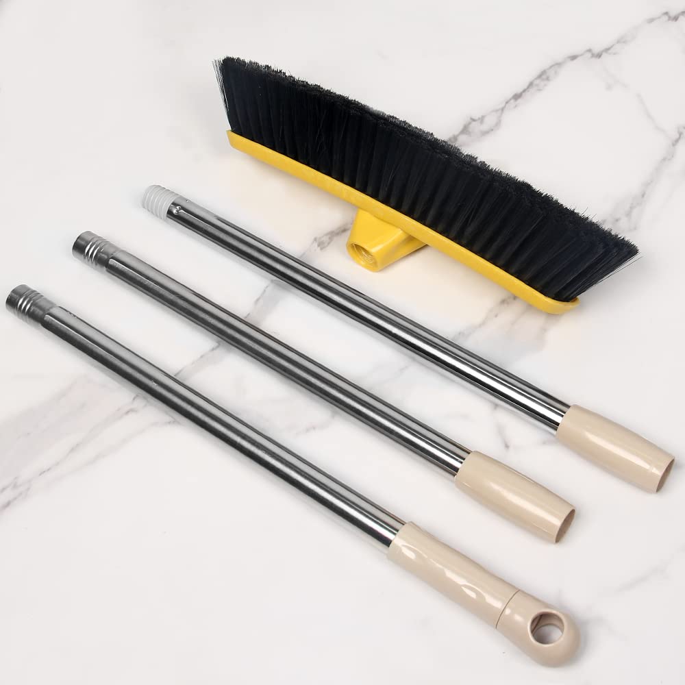 Push Broom with Long Handle