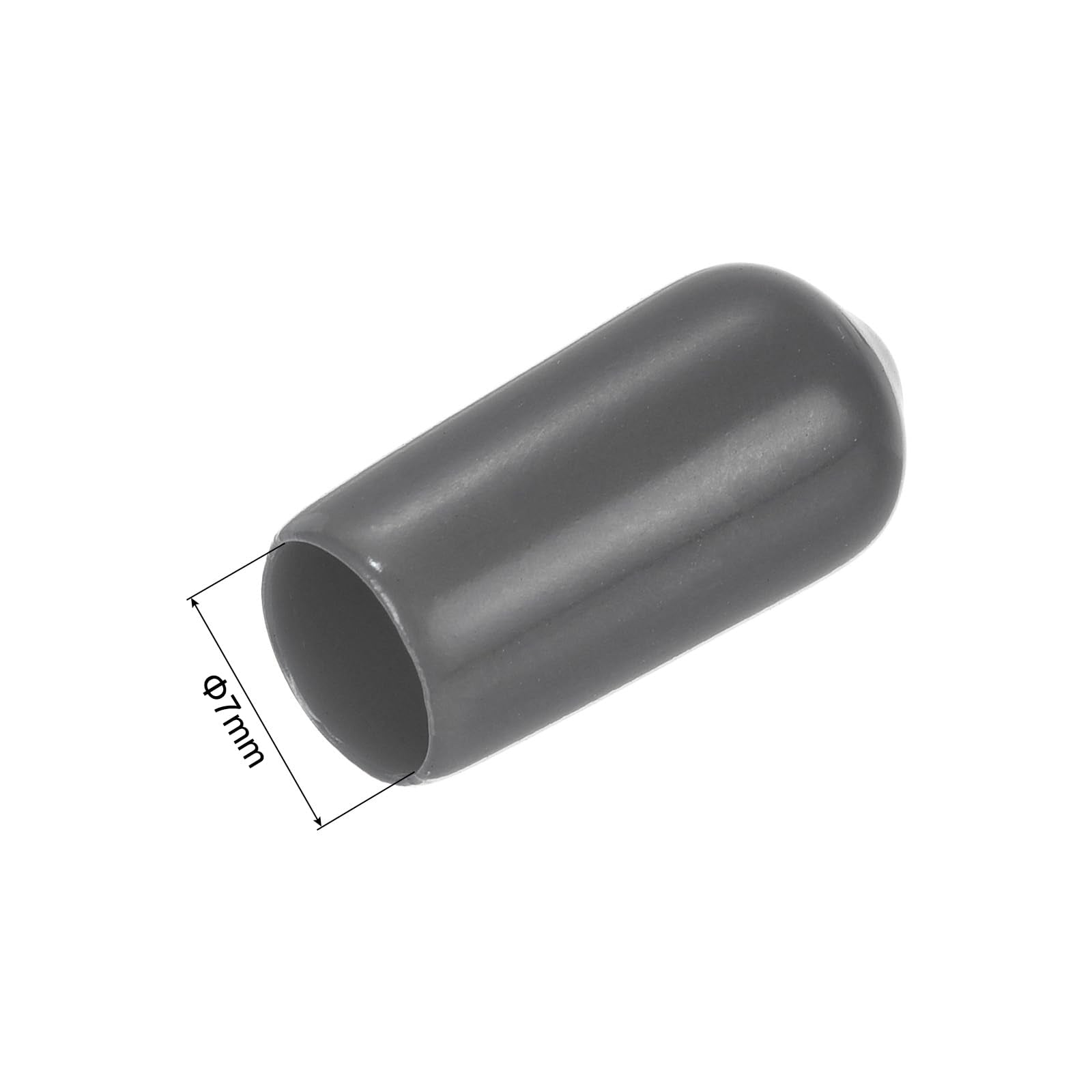 20pcs Rubber End Caps 7mm
