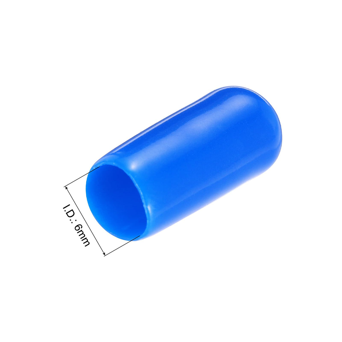 20pcs Rubber End Caps 6mm