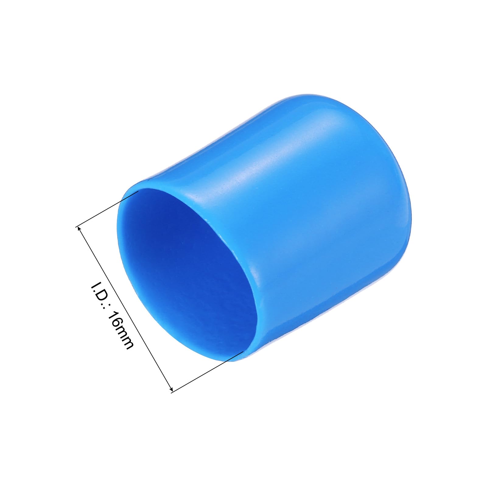 20pcs Rubber End Caps 16mm