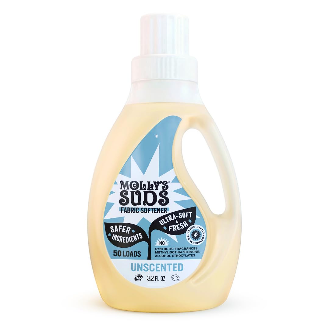 Molly’s Suds Fabric Softener Liquid for Sensitive Skin (32 Fl Oz)
