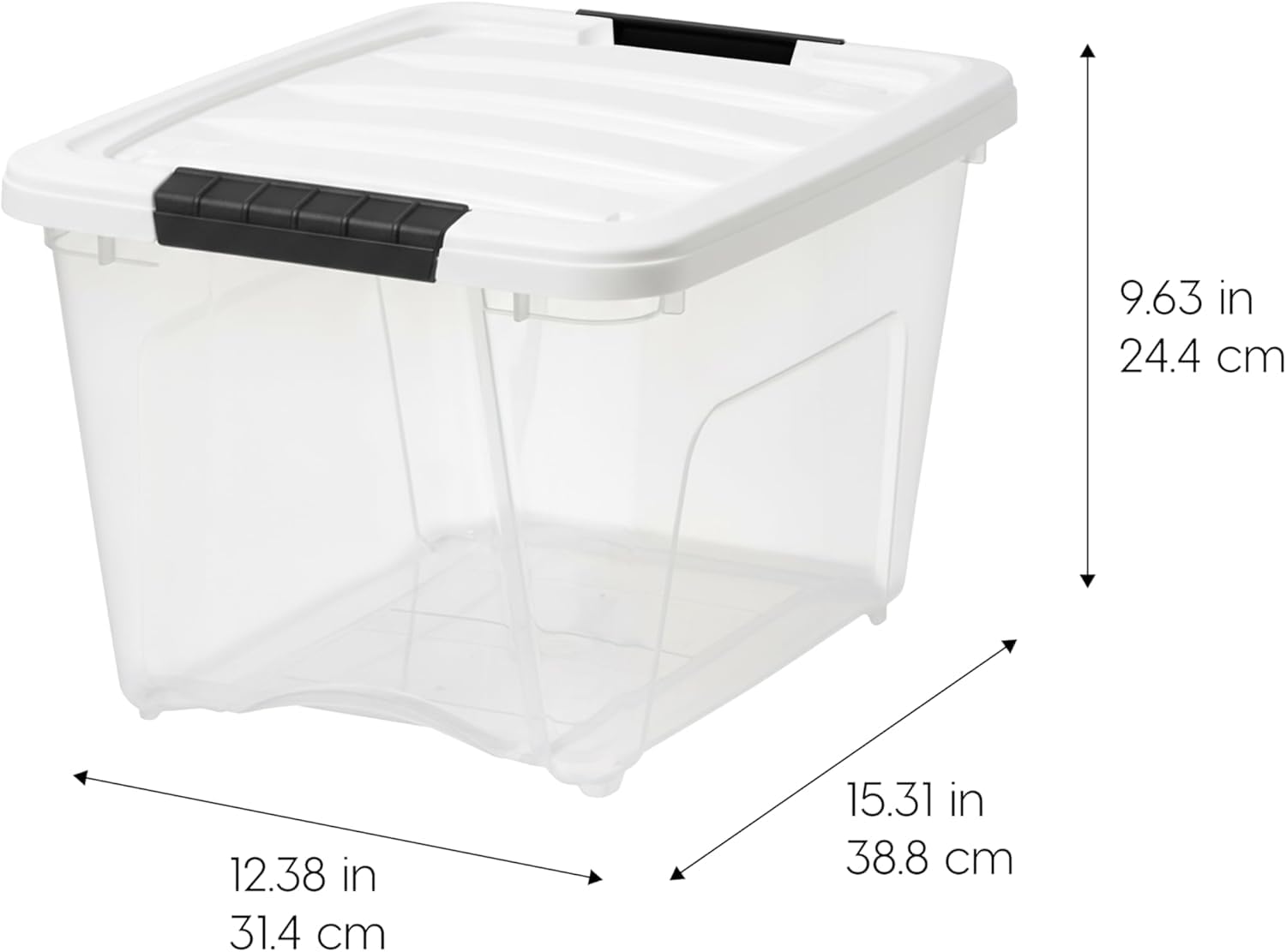 19 Qt Storage Bins with Lids (6 Count)