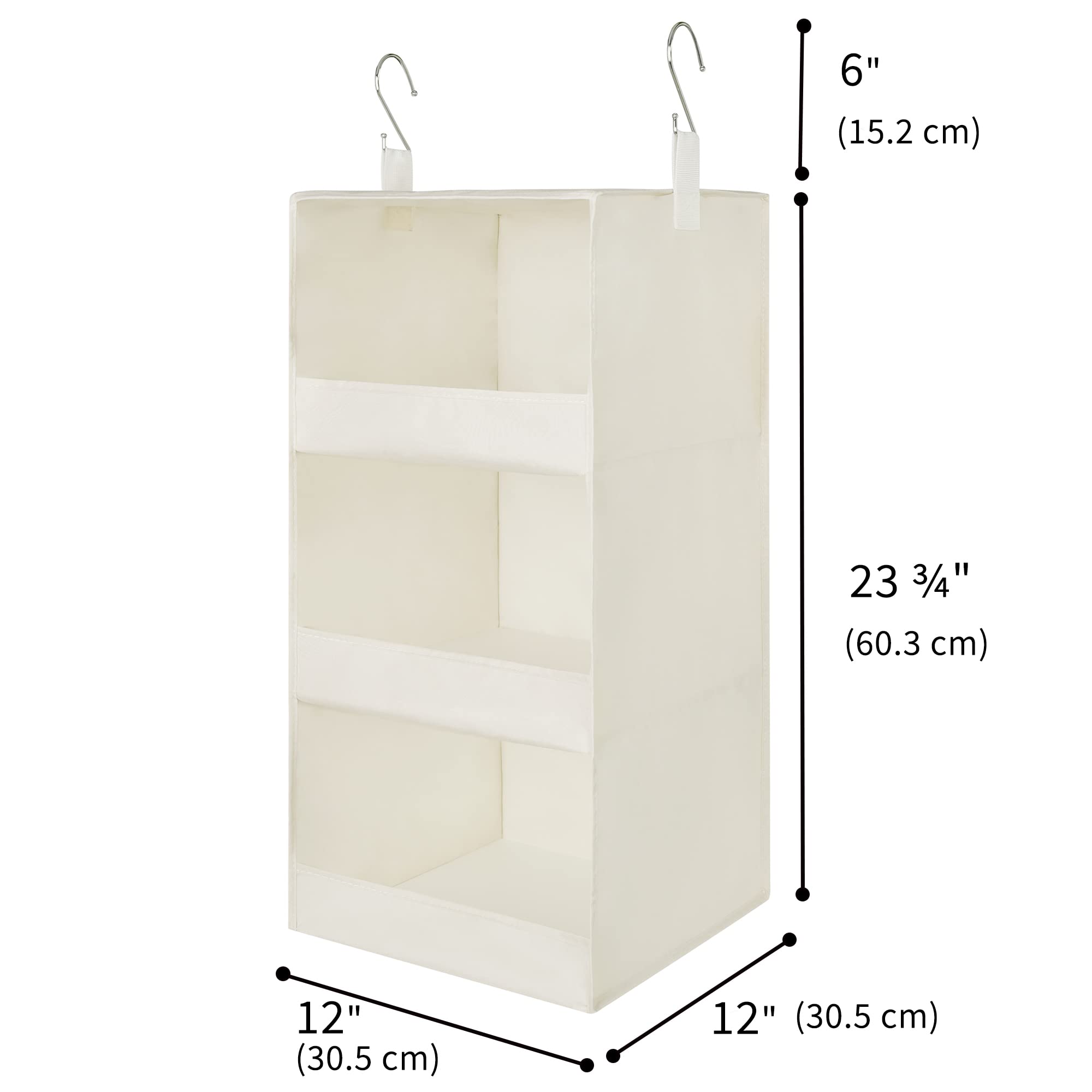 3 Shelf Hanging Closet Organizer