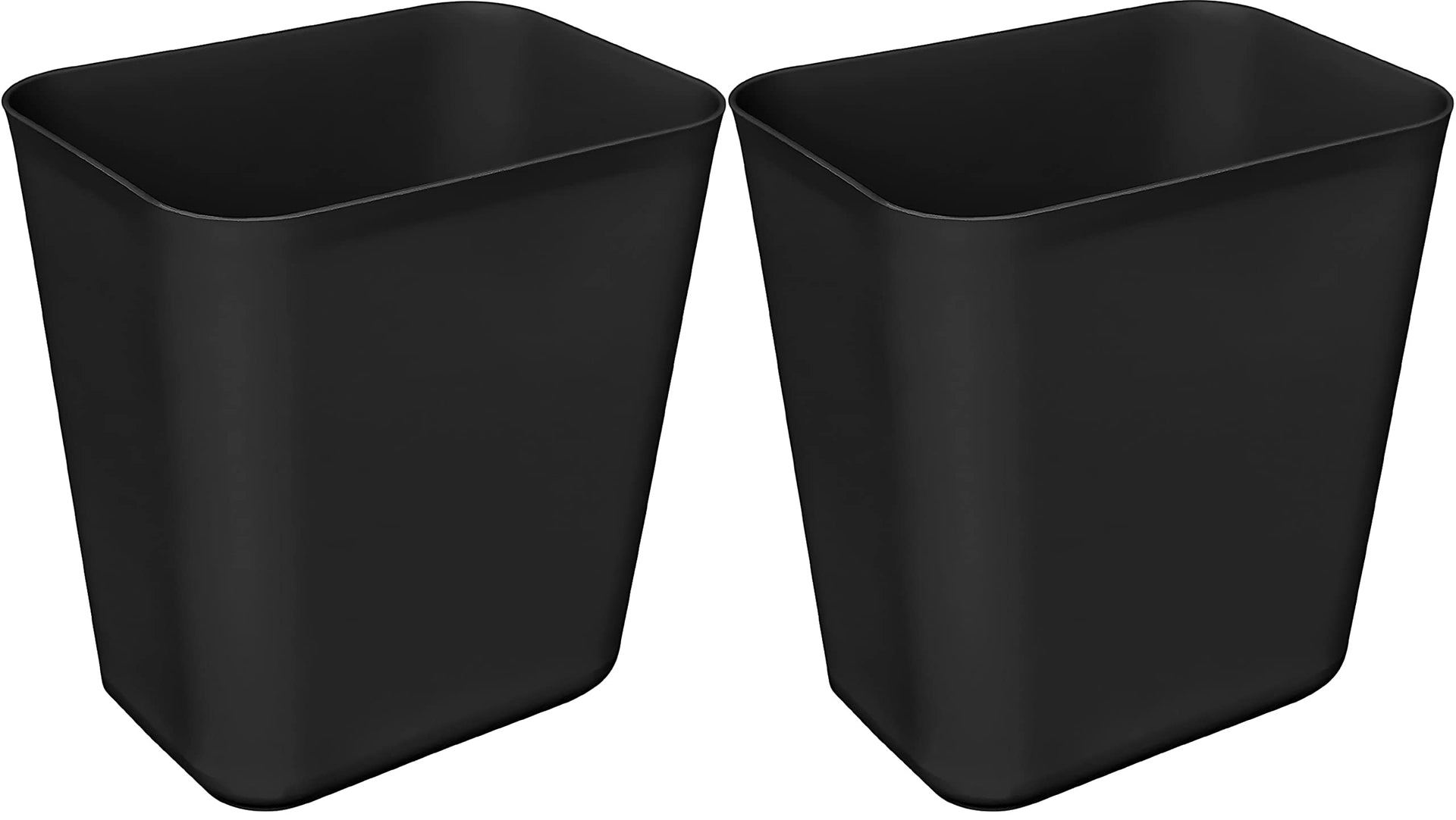 3 Gallons Efficient Trash Can Wastebasket (2 Count)