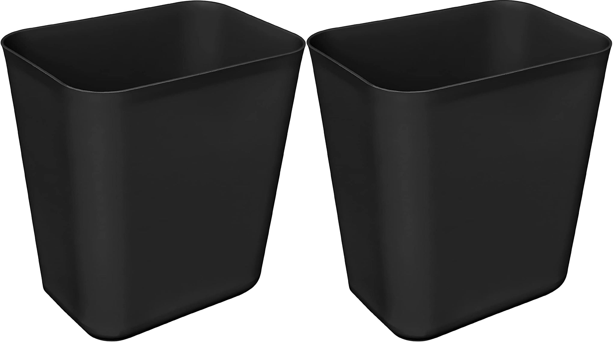 3 Gallons Efficient Trash Can Wastebasket (2 Count)