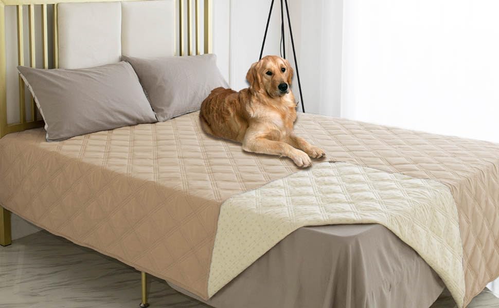 Waterproof Dog Bed Cover Pet Blanket with Anti