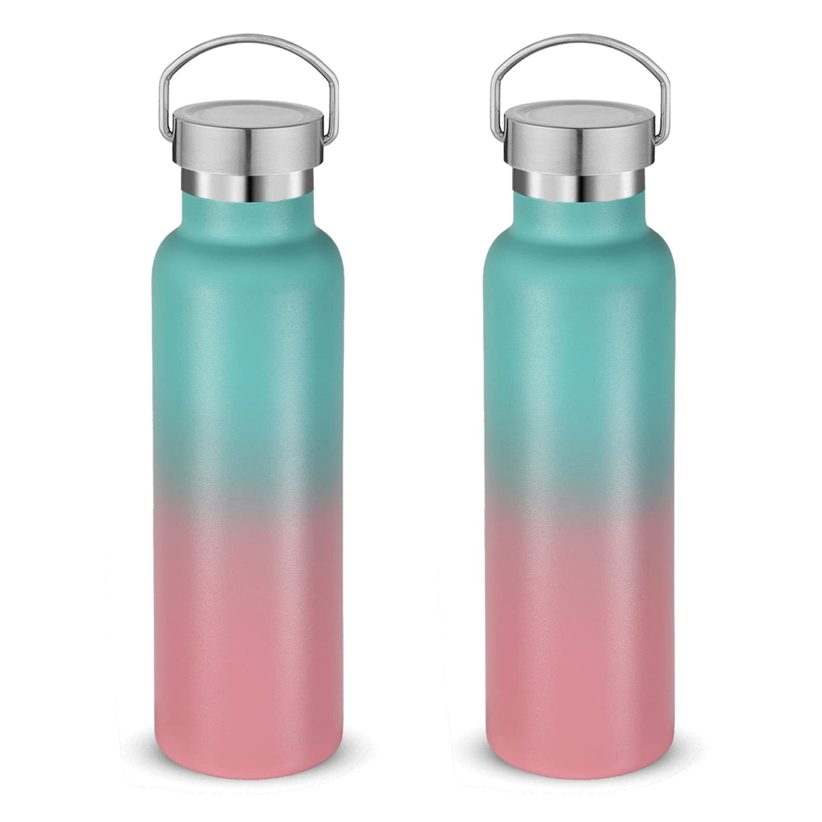 20 oz Insulated Water Bottles Bulk 2 Pack (2 Count)