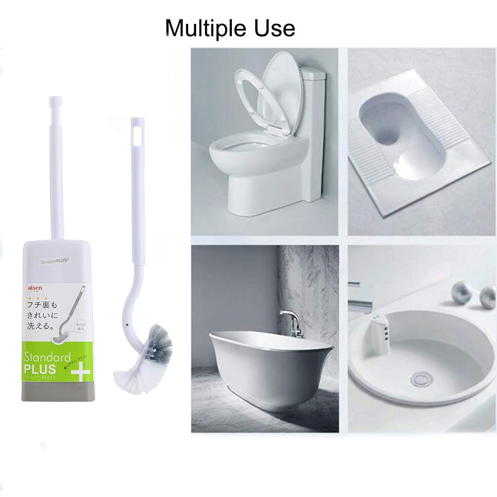 Marbarsse Bathroom Toilet Bowl Brush and Holder (2 Count)