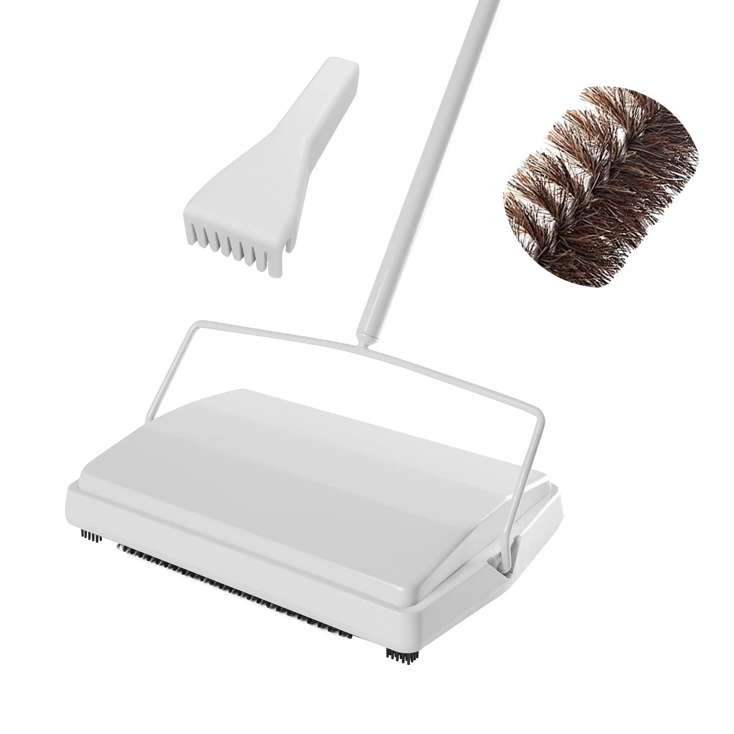 Carpet Floor Sweeper with Horsehair