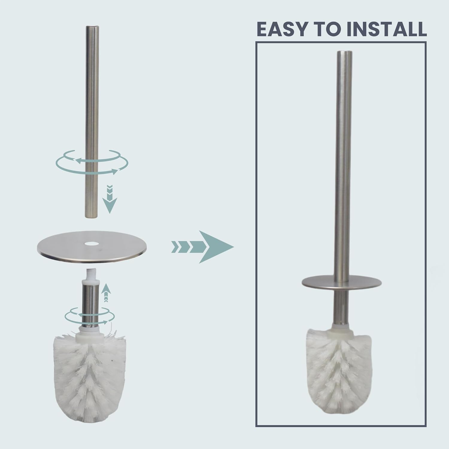 Mermaid Toilet Brush and Holder Set