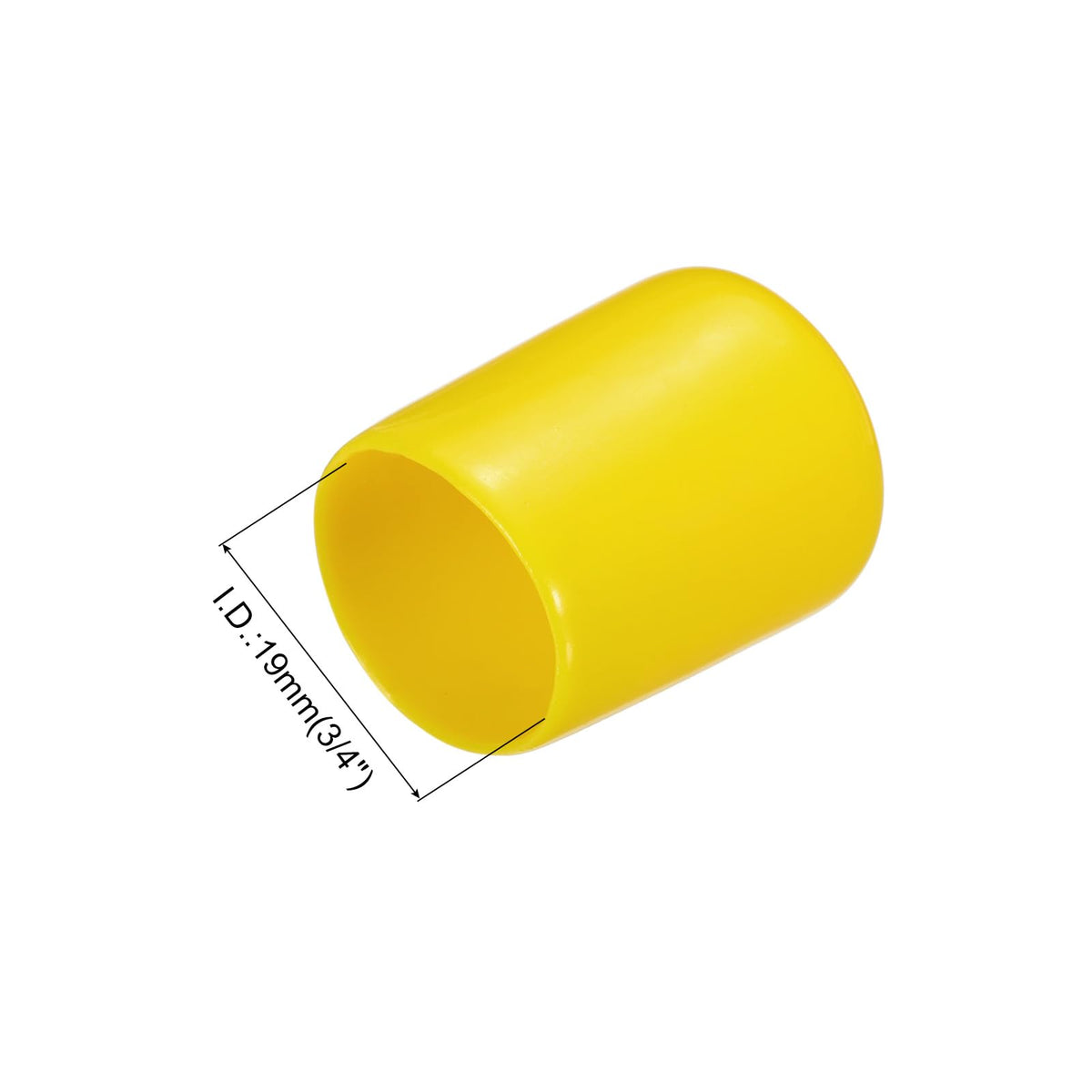 20pcs Rubber End Caps 19mm