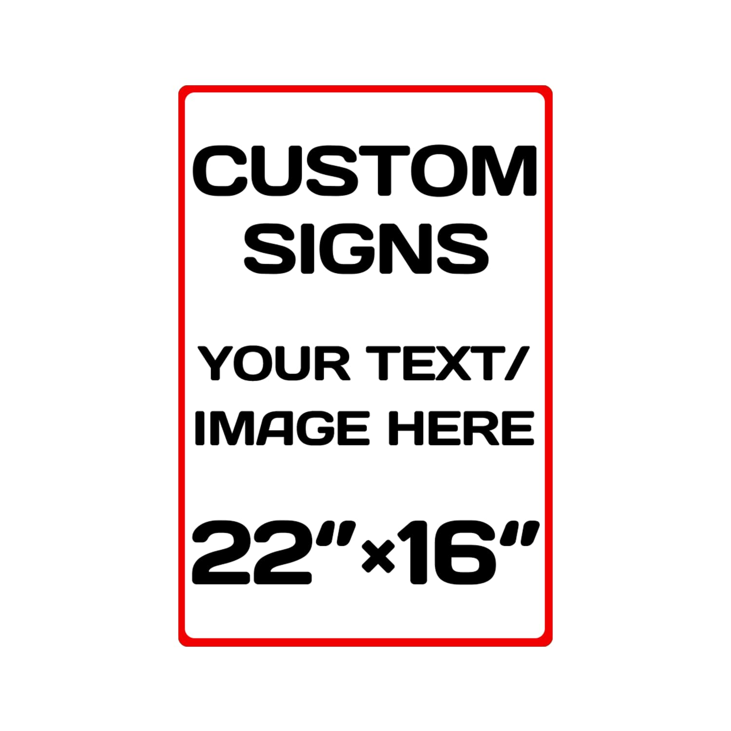 Custom Sign Personalized Metal Signs
